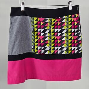 Annika Cutter & Buck Activewear Print Golf Mini Skirt Skort | Women's 6
